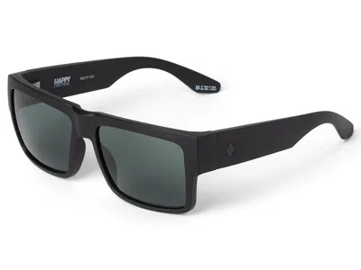 Spy Optic Cyrus Plastic Frame Fashion Sunglasses Cyrus Matte Black - Hd Plus Gray Green, Polycarbonate