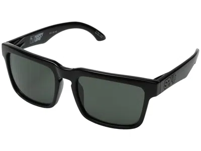 Spy Optic Helm Plastic Frame Fashion Sunglasses Black/hd Plus Gray Green: One Size