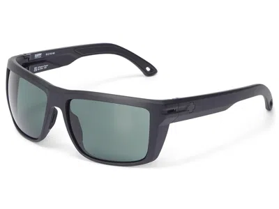 Spy Optic Overhaul Xl Fashion Sunglasses Matte Black Happy Gray Green: 60mm