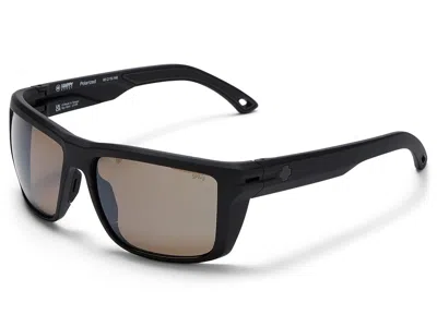 Spy Optic Overhaul Xl Fashion Sunglasses Soft Matte Black Happy Boost Polar Black Mirror: 60mm