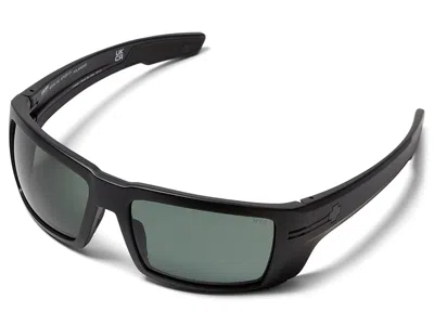 Spy Optic Rebar Fashion Sunglasses Ansi Matte Black Happy Gray Green Polar: One Size In Purple