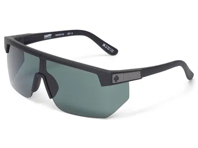 Spy Optic Super Flynn Fashion Sunglasses Matte Black Happy Gray Green: One Size
