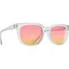 Spy Optic Women's Bewilder Sunglasses In Translucent Light Grey/gradient Pink In Multi