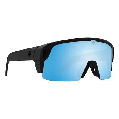 Pre-owned Spy Optics Men's Polarized Monolith 5050 Matte Black Sunglasses