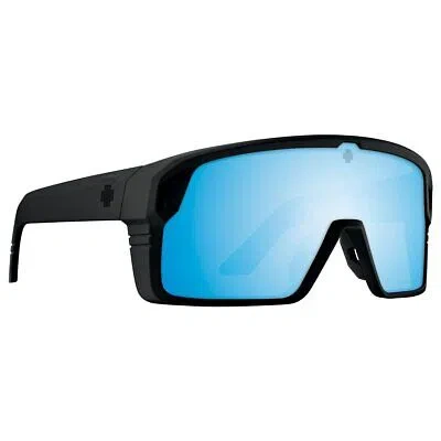 Pre-owned Spy Optics Men's Polarized Monolith Matte Black Sunglasses