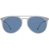 Spy Optics Silver Pilot Light Blue Mirror Unisex Sunglasses 6700000000056 In Multi