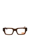 Spy Unisex Black Rectangular Eyeglass Frames Coleson57 In Brown