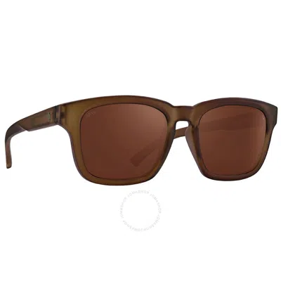 Spy Saxony Happy Bronze Polarized Square Unisex Sunglasses 6700000000219 In Brown