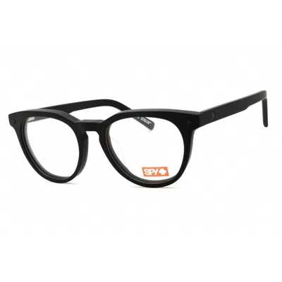 Spy Unisex Black Round Eyeglass Frames Kaden52