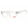 Spy Unisex Transparent Rectangular Eyeglass Frames Coleson55 In Transparent
