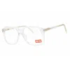 Spy Unisex Transparent Round Eyeglass Frames Hotspotoptical58 In White