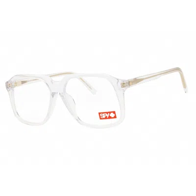Spy Unisex Transparent Round Eyeglass Frames Hotspotoptical58 In White