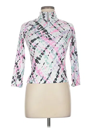 Pre-owned Spyder 3/4 Sleeve Blouse In Pink