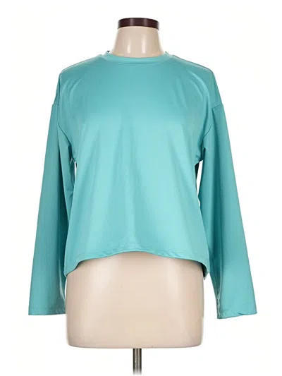 Pre-owned Spyder 3/4 Sleeve T-shirt In Teal
