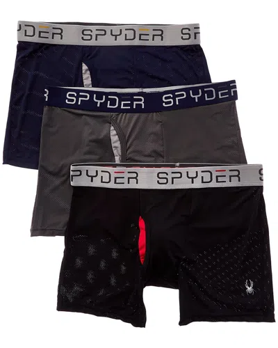 SPYDER 3PK MESH BOXER BRIEF