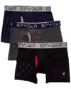 Spyder 3pk Mesh Boxer Brief In Multi