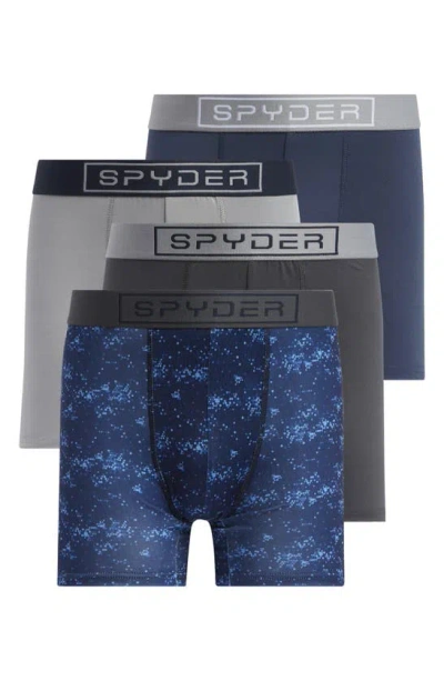 Spyder 4-pack Boxer Briefs In Multi