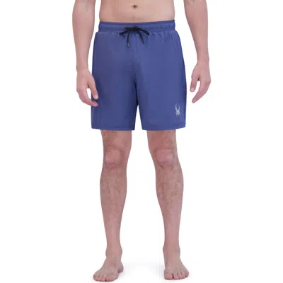 Spyder 7-inch Volley Swim Shorts In Blue