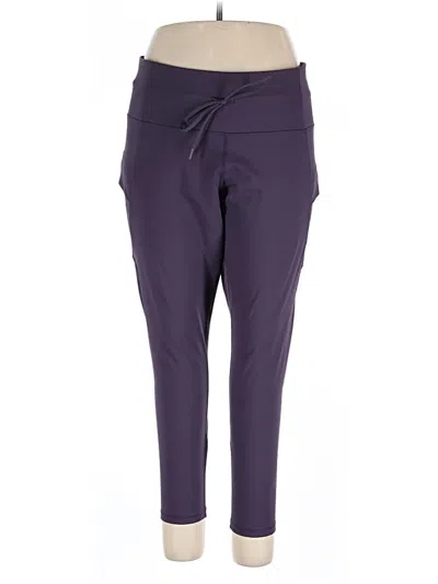 Pre-owned Spyder Active Pants In Purple