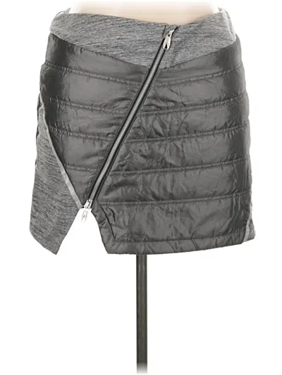 Pre-owned Spyder Active Skirt In Silver