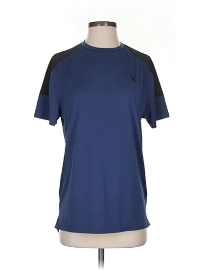 Pre-owned Spyder Active T-shirt In Blue