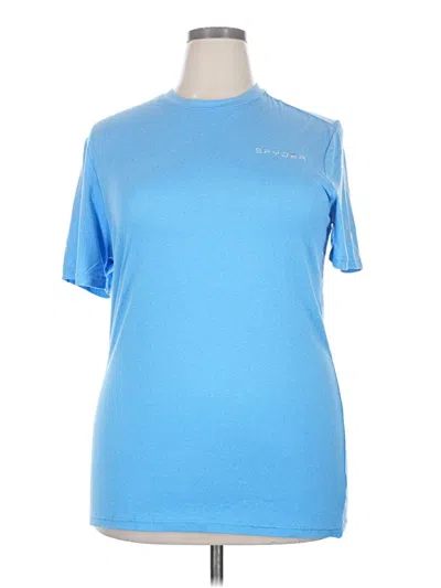 Pre-owned Spyder Active T-shirt In Blue
