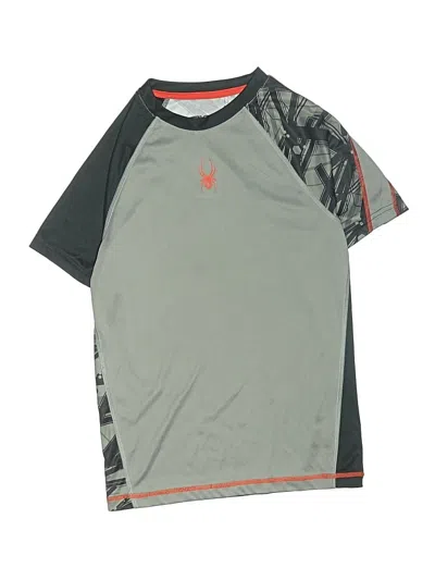 Pre-owned Spyder Kids' Active T-shirt In Gray