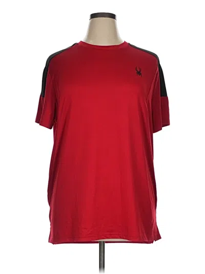 Pre-owned Spyder Active T-shirt In Red