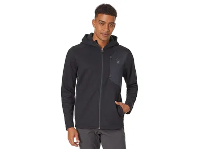 Spyder Bandit Hooded Jacket In Black