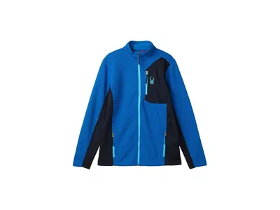 Spyder Bandit Jacket (little Kid/big Kid) Boy's Clothing Cobalt : Xxl (20 Big Kid), Polyester In Multi