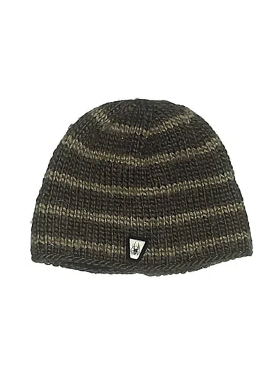 Pre-owned Spyder Kids' Beanie Hat In Brown