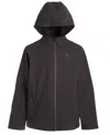 Spyder Big Boys Hooded Softshell Jacket In Black
