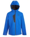 Spyder Big Boys Hooded Softshell Jacket In Blue