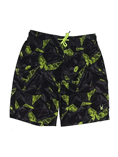 Pre-owned Spyder Kids' Board Shorts In Black