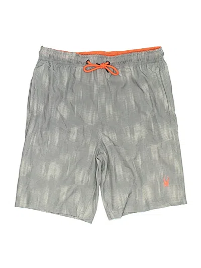 Pre-owned Spyder Kids' Board Shorts In Gray