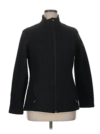 Pre-owned Spyder Cardigan Sweater In Black