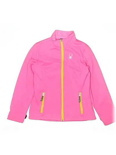 Pre-owned Spyder Kids' Cardigan Sweater In Pink
