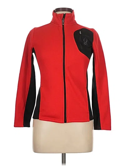 Pre-owned Spyder Cardigan Sweater In Red