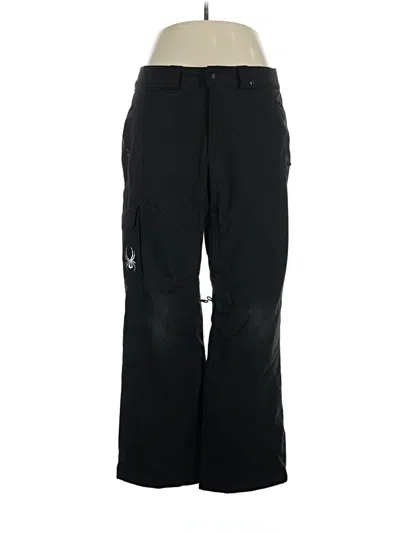 Pre-owned Spyder Casual Pants In Black
