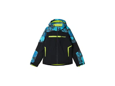 Spyder Challenger Jacket (big Kid) Boy's Coat Black : 16 Big Kid, Polyester