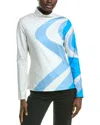 Spyder Chute Turtleneck Top In White