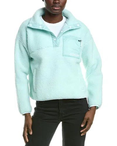 Spyder Cloud Fleece Snap Pullover In Green