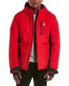 Spyder Colorblock Jacket In Red