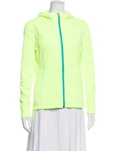 Pre-owned Spyder Colorblock Pattern Jacket In Green