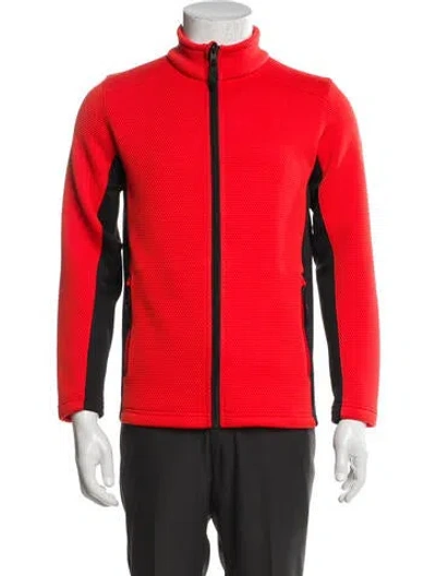 Pre-owned Spyder Colorblock Pattern Jacket In Orange