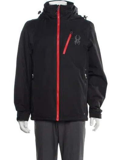 Pre-owned Spyder Colorblock Pattern Windbreaker In Multi