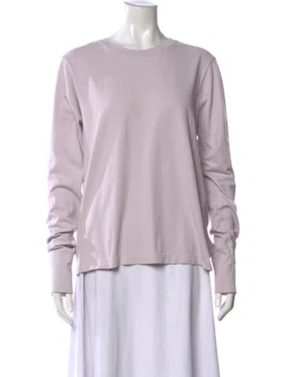 Pre-owned Spyder Crew Neck Long Sleeve T-shirt In Purple