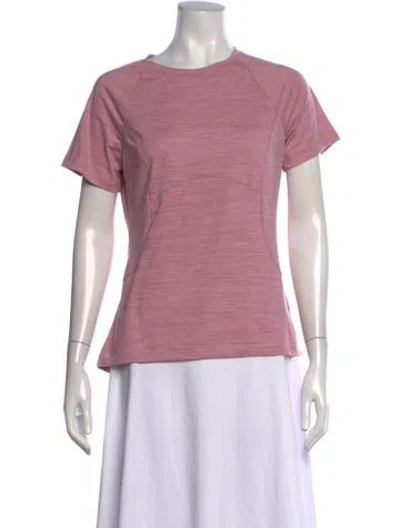 Pre-owned Spyder Crew Neck Short Sleeve T-shirt In Pink