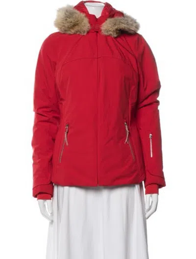 Pre-owned Spyder Down Jacket In Red