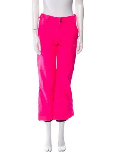 Pre-owned Spyder Embroidered Accent Sweatpants In Pink